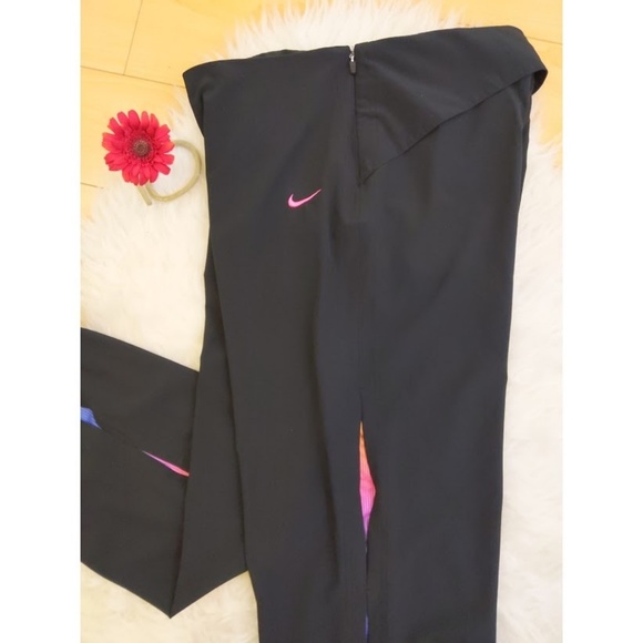 Nike Dry Fit Black Athletic Track Sweat Pants - Picture 1 of 8